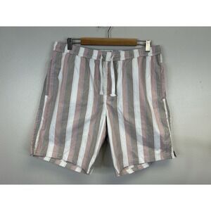 Free Planet Striped Shorts with A Drawstring Waist Made From A Cotton Blend XL